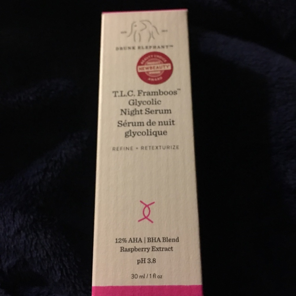 NIB Drunk Elephant TLC Framboos Night Serum